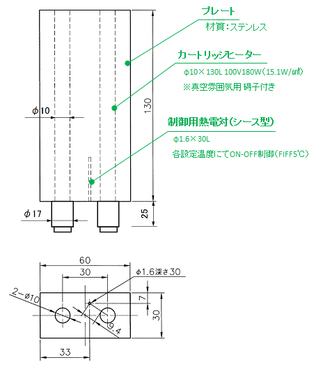 試験プレート図面